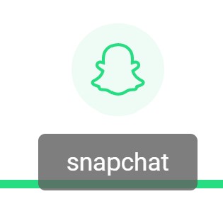 logo snapchat avec tooltip
